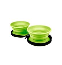 Cestovní dvojmiska zelená KW 700 ml Cestovní dvojmiska zelená KW 700 ml