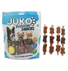 Chicken, Duck & Liver wrap Rawhide JUKO Snacks 250g