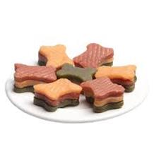Chicken, duck & spinach in Bone Shape JUKO Snacks