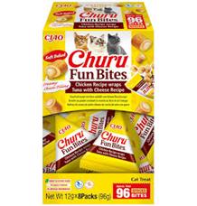 Churu Cat BOX Fun Bites Chicken wraps Tuna&Cheese