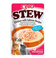 Churu Cat CIAO Stew Chicken with Salmon Recipe 40 g Churu Cat CIAO Stew Chicken with Salmon Recipe 40 g