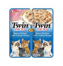 Churu Cat Twin Packs Tuna&Chick & Scallop in Broth