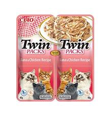 Churu Cat Twin Packs Tuna&Chicken in Broth 80g