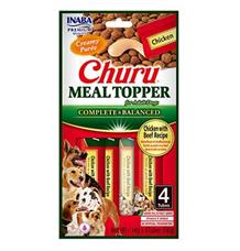 Churu Dog Meal Topper Chicken with Beef Recipe 4x14g Churu Dog Meal Topper Chicken with Beef Recipe 4x14g