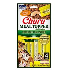 Churu Dog Meal Topper Chicken with Pumpkin Recipe 4x14g Churu Dog Meal Topper Chicken with Pumpkin Recipe 4x14g