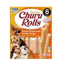 Churu Dog Rolls Chicken wraps Chicken 8x12g Churu Dog Rolls Chicken wraps Chicken 8x12g