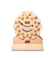 Dřevěný hlavolam Clock 1 ks Dřevěný hlavolam Clock 1 ks