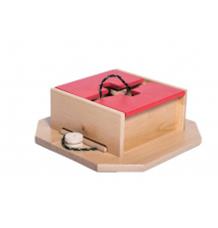 Dřevěný hlavolam Swiss cube 1 ks Dřevěný hlavolam Swiss cube 1 ks