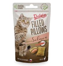 Dafíko plněné polštářky pro kočky lososové 
