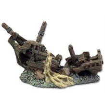 Dekorace Vrak lodi 22 cm 1 ks