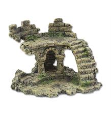Dekorace Zřícenina hradu 13 cm 1 ks Dekorace Zřícenina hradu 13 cm 1 ks
