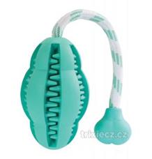 Dentální péče mátový Hopping na laně KIDDOG 27 cm Dentální péče mátový Hopping na laně KIDDOG 27 cm