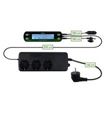 Digitální termostat/hydrostat, tři okruhy 16x4 cm 1 ks Digitální termostat/hydrostat, tři okruhy 16x4 cm 1 ks