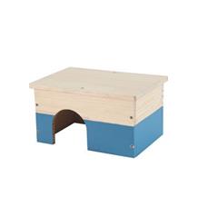 Domek pro morčata NEOLIFE GPIG dřevěný modrý Zolux 1 ks modrý Domek pro morčata NEOLIFE GPIG dřevěný modrý Zolux 1 ks modrý
