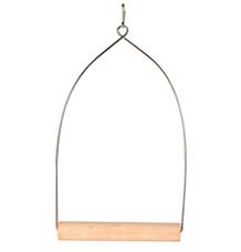 Dřevěná houpačka závěsná 8x15 cm 1 ks Dřevěná houpačka závěsná 8x15 cm 1 ks