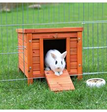 Dřevěný domek NATURA morče, králík 42x43x51 cm Dřevěný domek NATURA morče, králík 42x43x51 cm