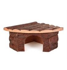 Dřevěný dům rohový JESPER pro morče 32x13x21/21cm 1 ks Dřevěný dům rohový JESPER pro morče 32x13x21/21cm 1 ks