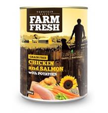 Farm Fresh Chicken & Salmon with Potatoes 400 g Farm Fresh Chicken & Salmon with Potatoes 400 g