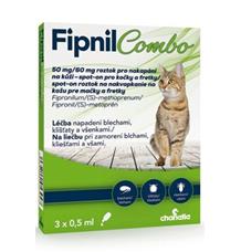 Fipnil Combo 50/60mg Cat Spot-on 3x0,5ml