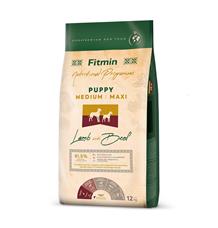 Fitmin Medium Maxi Puppy Lamb With Beef kompletní krmivo pro štěňata 12 kg Fitmin Medium Maxi Puppy Lamb With Beef kompletní krmivo pro štěňata 12 kg