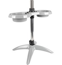 Flamingo Stojan na misky pro psa SUVI šedý 1100ml a 1500ml Flamingo Stojan na misky pro psa SUVI šedý 1100ml a 1500ml