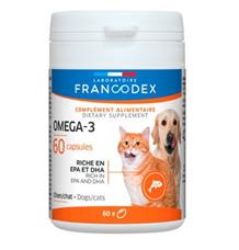 Francodex Omega 3 Capsules pes, kočka 60 tbl. Francodex Omega 3 Capsules pes, kočka 60 tbl.