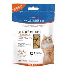 Francodex Pochoutka Hair Beauty pro kočky a koťata  65g