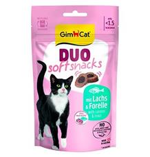 GimCat Duo Soft Snacks losos & pstruh 50 g
