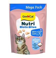 GimCat Nutri Biotin Bites tablety s mascarpone 
