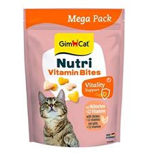 GimCat Nutri Multi-Vitamin Bites tablety s kuřetem