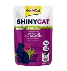 Gimcat ShinyCat kapsa tuňák s krevetami ve vývaru 