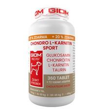 Giom pes Chondro L-karnitin SPORT 60 tbl+25% zdarma
