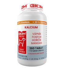Giom pes Kalcium  360 tbl+25% zdarma