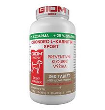 Giom S pes Chondro L-karnitin SPORT 360 tbl+25% zdarma