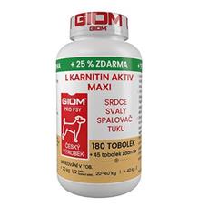 Giom S pes L-karnitin Aktiv 60 MAXI tbl+25% zdarma Giom S pes L-karnitin Aktiv 60 MAXI tbl+25% zdarma