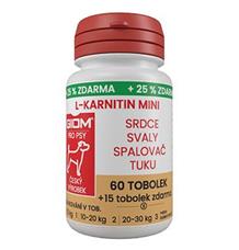 Giom S pes L-karnitin Aktiv 60 MINI tbl + 25% zdarma Giom S pes L-karnitin Aktiv 60 MINI tbl + 25% zdarma