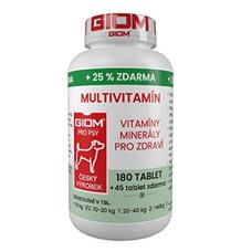 Giom S pes Multivitamín 60 tbl. + 25% zdarma Giom S pes Multivitamín 60 tbl. + 25% zdarma
