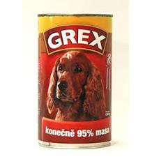 GREX konz. pes hovězí 1280g GREX konz. pes hovězí 1280g