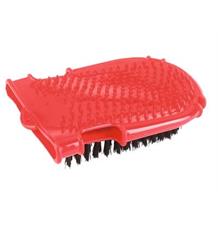 Gumová rukavice na čištění a masáž oboustranná červená Gumová rukavice na čištění a masáž oboustranná červená