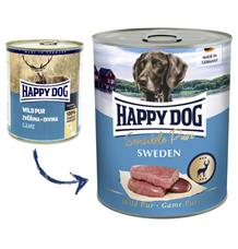 Happy Dog Wild Pur Sweden - zvěřinová 400 g Happy Dog Wild Pur Sweden - zvěřinová 400 g