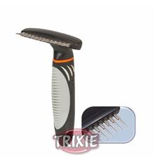 Hrablo krátká srst s antiskuz. rukojetí 10x15cm, zuby 1,5cm 1 ks Hrablo krátká srst s antiskuz. rukojetí 10x15cm, zuby 1,5cm 1 ks