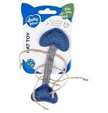 Hračka cat Eco Navy rybí kost 14,5cm Duvo+