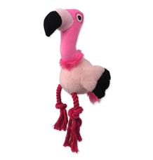 Hračka DF Silent Squeak plameňák růžový 27 cm Hračka DF Silent Squeak plameňák růžový 27 cm