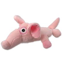 Hračka DF Silent Squeak slon růžový 26 cm