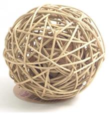 Hračka hlod. přírodní ratan koule Rosewood 15 cm Hračka hlod. přírodní ratan koule Rosewood 15 cm