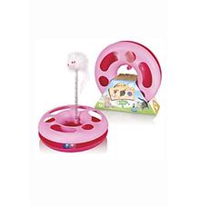 Hračka kočka Speedy ball s myší na pružině 1 ks Hračka kočka Speedy ball s myší na pružině 1 ks