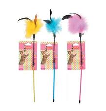 Hračka kočka udice Feather Duster mix barev Zolux 1 ks