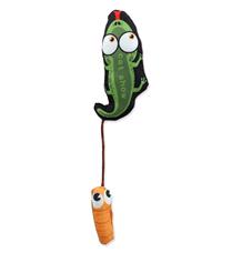 Hračka LET`S PLAY krokodýl s catnipem 17 cm