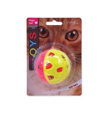 Hračka MAGIC CAT míček neonový jumbo s rolničkou 1 ks - 6cm