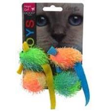 Hračka MC myš a koule s catnip 5 cm - 4ks